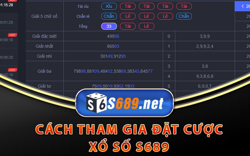 Sảnh Xổ Số S689 Có Tỷ Lệ Ăn Cao Nhất Thị Trường Hiện Nay 7 Cách tham gia đặt cược xổ số S689