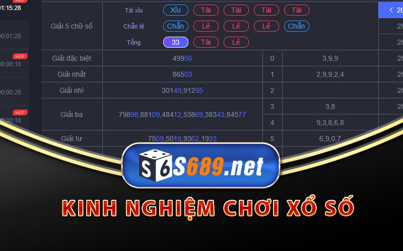 Sảnh Xổ Số S689 Có Tỷ Lệ Ăn Cao Nhất Thị Trường Hiện Nay 8 Kinh nghiệm chơi xổ số