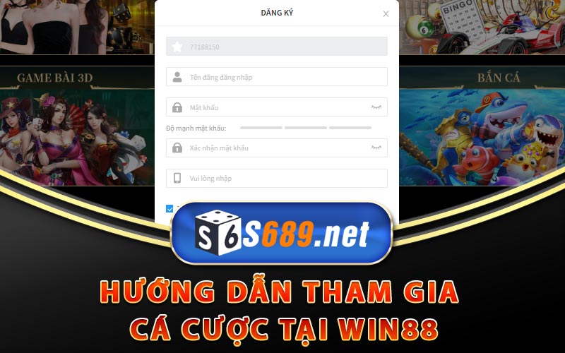 Win88 - Link Đăng Nhập Win88 Com Tặng 88k Free 10 Hướng dẫn tham gia cá cược tại Win88